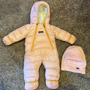 Patagonia Infant Hi-Loft Down Sweater Bunting & Fleece Balaclava